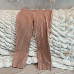 Pink capri slacks
